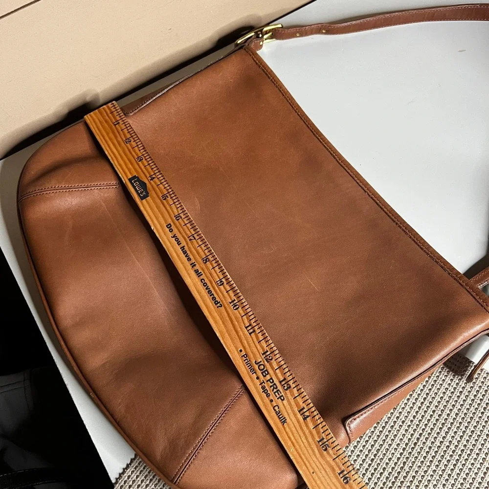 Vintage Coach Legacy Slim Ergo Hobo Bag Tan Leather Shoulder Bag
